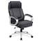 Officesource OS Big & Tall Collection Big and Tall Executive with Silver Heavy Duty Metal Base 993LBK - alternate 1